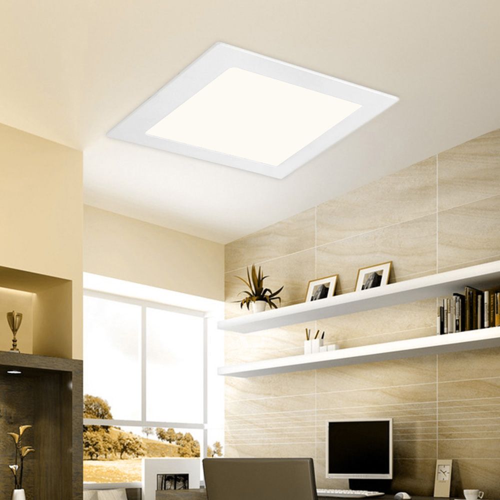 2019 6w Recessed Ceiling Panel Lamp Down Light Square Ac85 265v 30