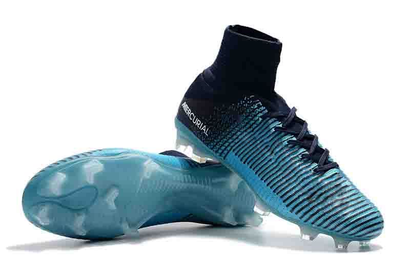Querido Maestro diapositiva 2017 botas de fútbol Fire Ice originales Mercurial Superfly V AG FG CR7  zapatos de fútbol