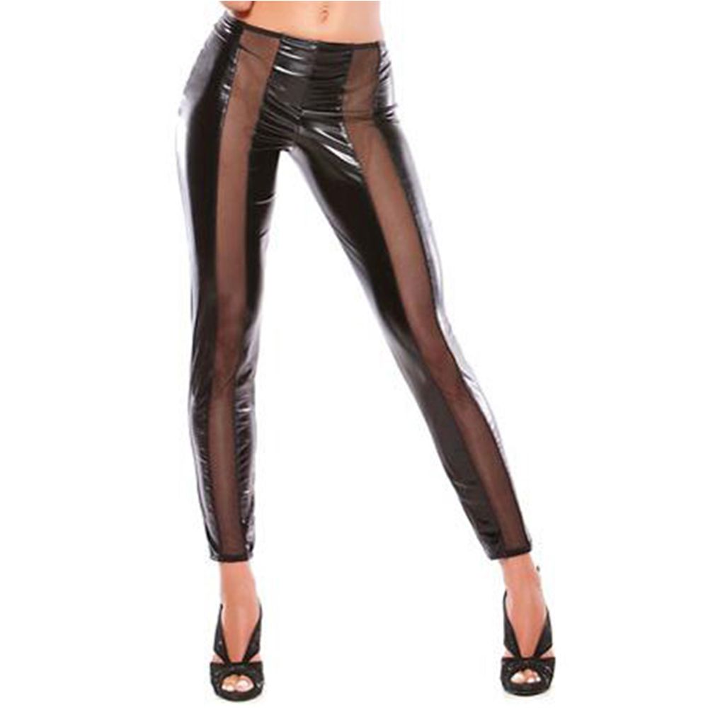 vinyl leather pants