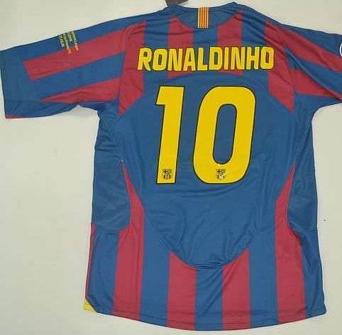 camiseta ronaldinho 2006