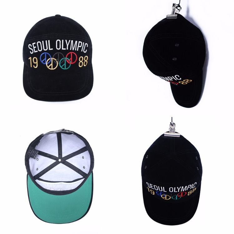17AW 1988 SEOUL OLYMPIC Embroidery GD Peaceminusone Peaked Cap Men 