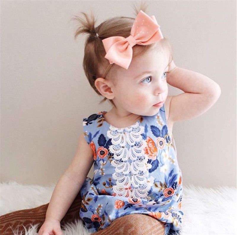 2018 Baby Meisje Kleding Kant Bloemen Baby Romper Kinderen Meisjes Kleding Baby Meisje Kleding Boutique Pieces Sunsuit Baby Onesies Van 8,57 € | DHgate