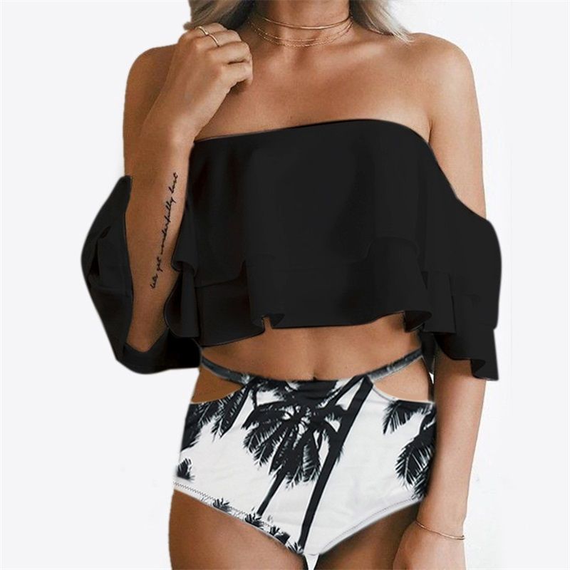 off the shoulder swimsuits plus size