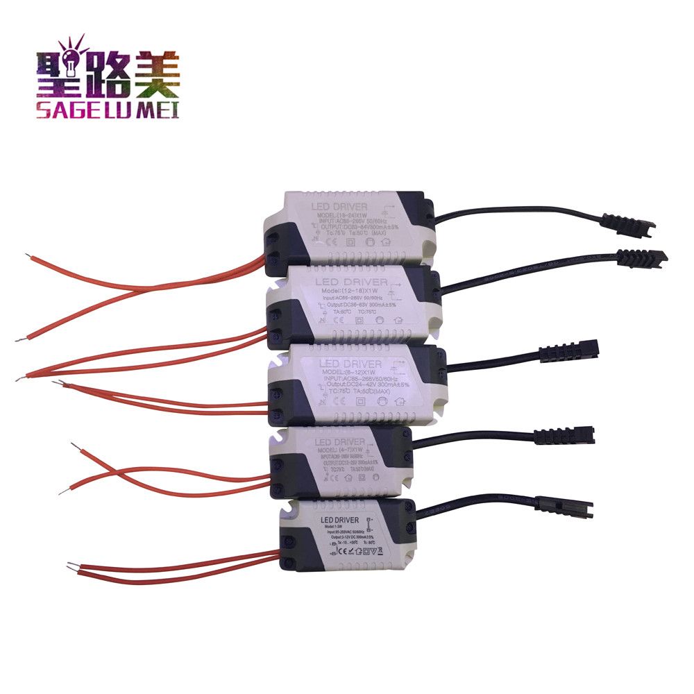 3W 10W 18W 24W 36W LED driver Trafo 300mA Treiber Transformator Netzteil 12V 24V