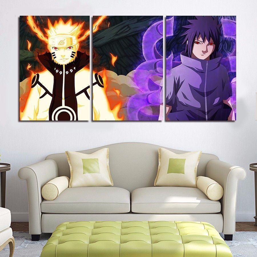 Anime Naruto,3 Pieces Canvas Prints Wall Art Oil Painting Home Decor (Unframed/Framed) Anime Naruto,3 Pieces Canvas Prints Wall Art Oil Painting Home Decor (Unframed/Framed)