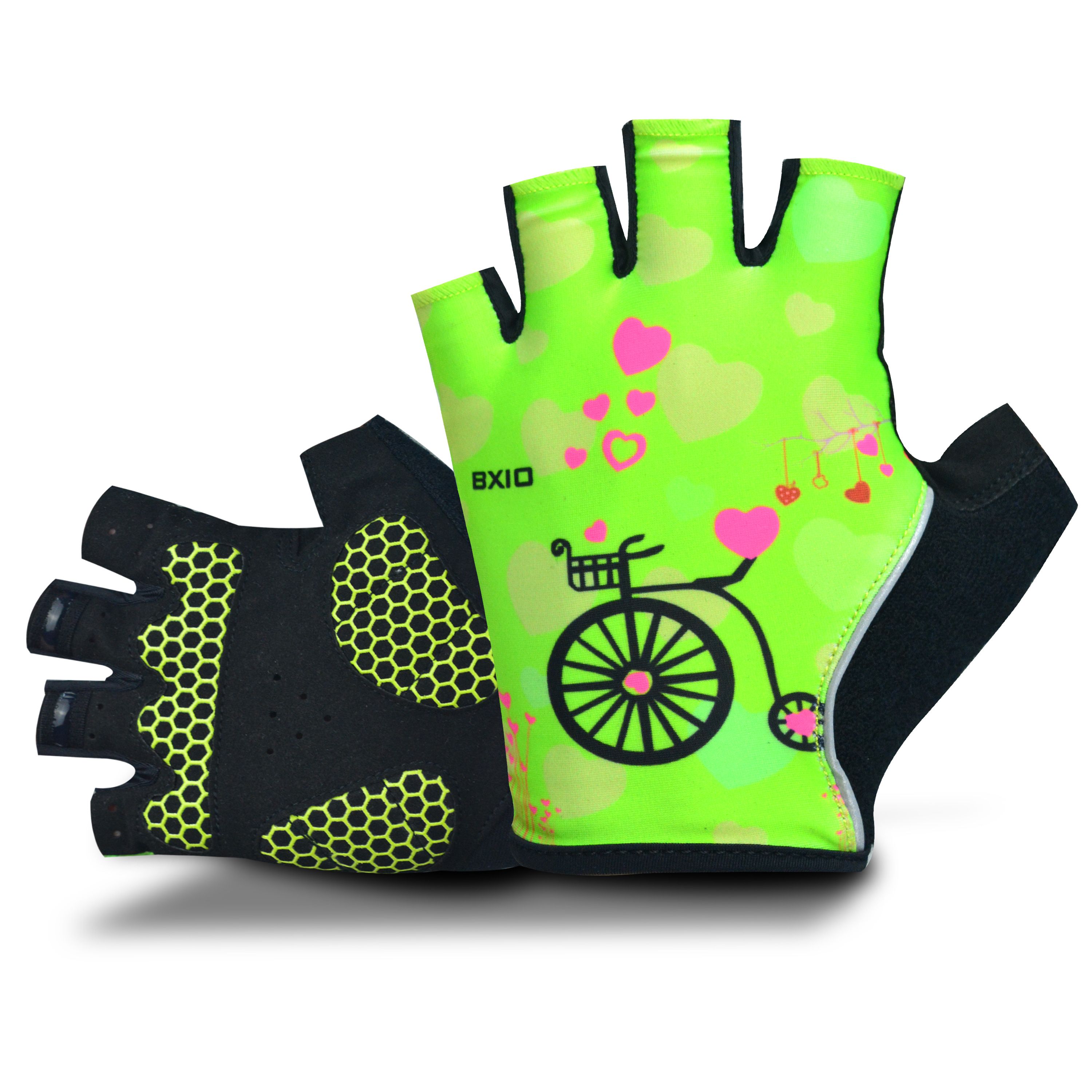 green mtb gloves
