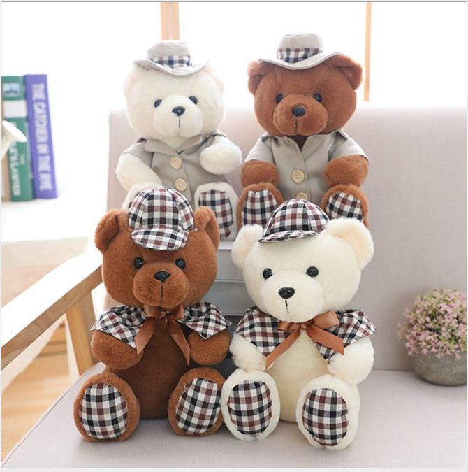 teddy bear wearing clothes