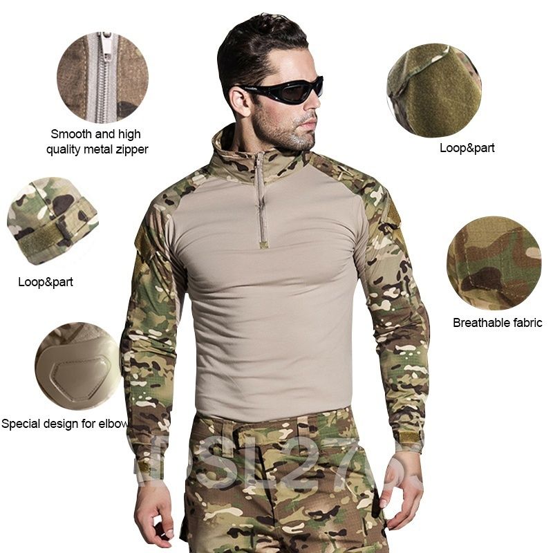 army camouflage shirt men's