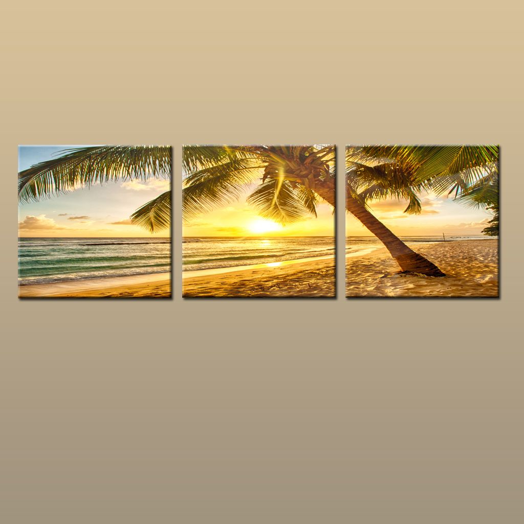 Get Art mur plage coucher de soleil Free HD