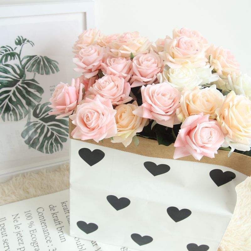 2021 Decor Rose Artificial Flowers Silk Flowers Floral Latex Real Touch Rose Wedding Bouquet Home Party Design Flowers From Hongxullc 8 14 Dhgate Com