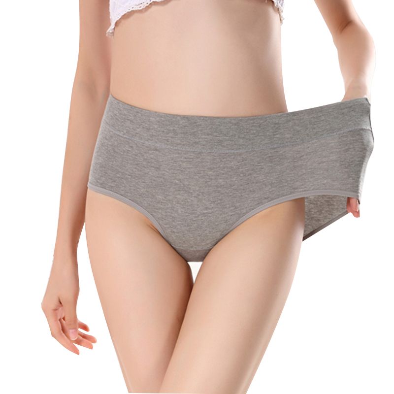 Compre Calzoncillos De Algodón De Las Mujeres Calzones De Fibra De Bambú Cómodos Y Frescos Color Puro Clásico Ropa Interior De Cintura Alta Chica Moda Calzoncillos A $1.71 Del Bestwedding2017 | DHgate.Com