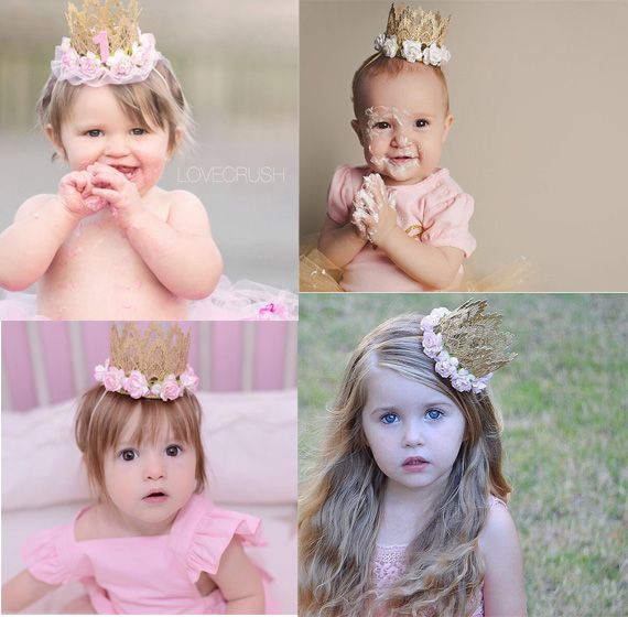 lace birthday crown