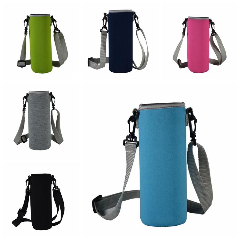 Discount New Protable Cup Holder Water Bottle Glass Cup Cover Bottle