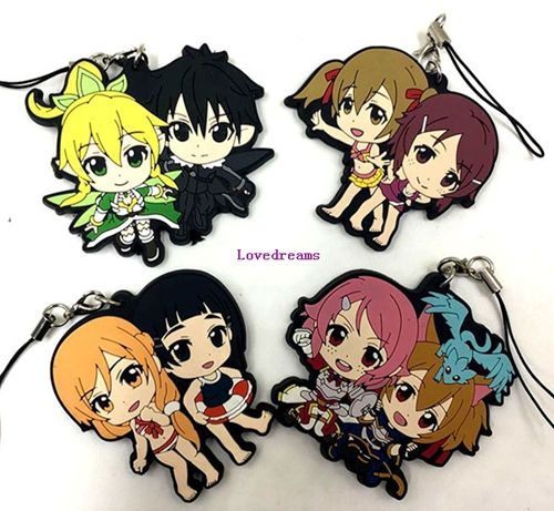 2020 Japanese Anime Figure Sword Art Online Silicone Mobile Phone Charms Action Figure Anime Cell Phone Strap Charm From Lovedreamstore 20 11 Dhgate Com