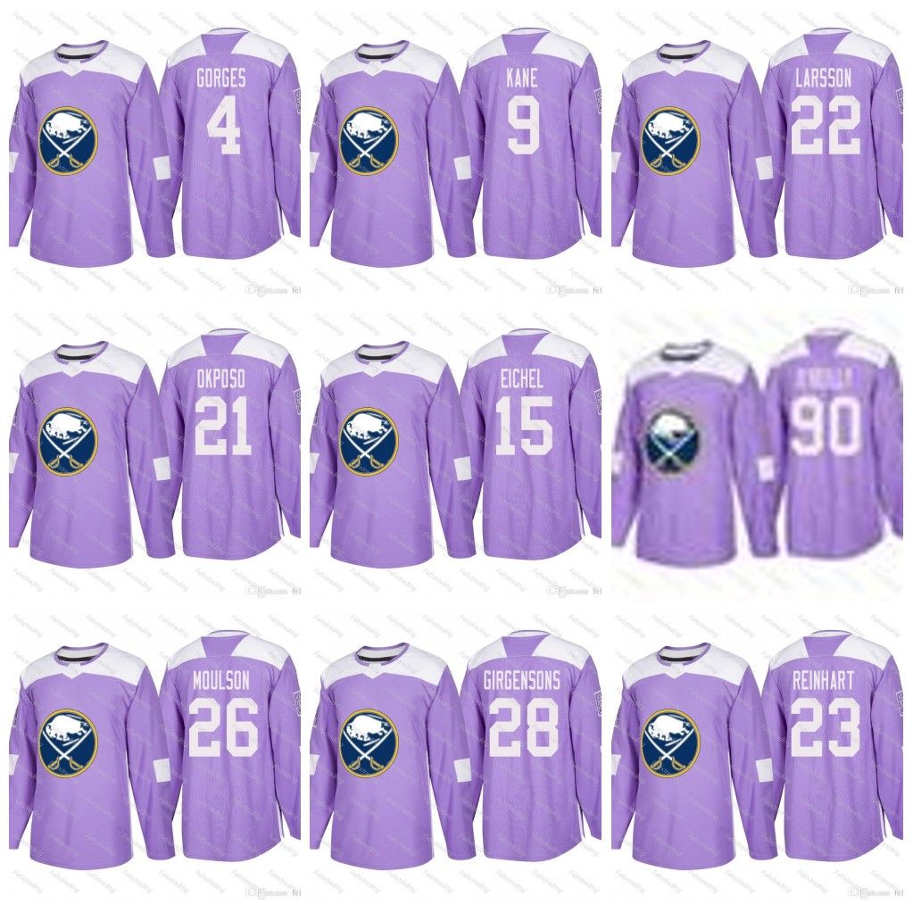 buffalo sabres hockey fights cancer jersey