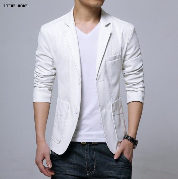 white blazer slim fit
