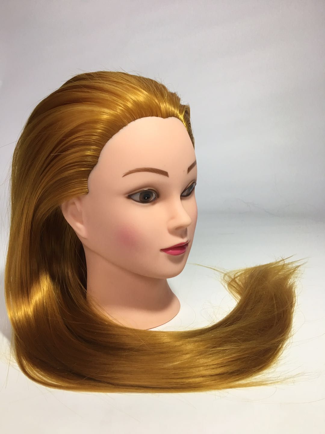 65cm dolls head Female Hairdressing Styling Training good quality Mannequin Head high temperature fiber 65cm dolls head Female Hairdressing Styling Training good quality Mannequin Head high temperature fiber