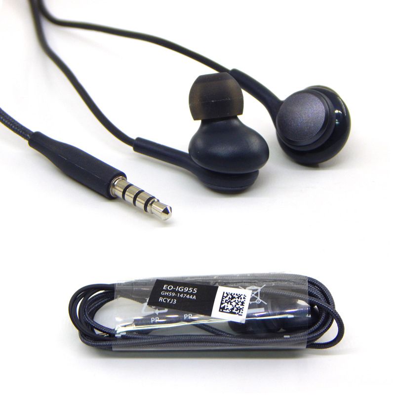 New S8 Headset Genuine Black In Ear Headphones Earphones Handsfree For