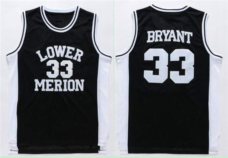 Kobe Bryant Jersey 33 Lower Merion Basketball Jersey Retro High School Mens  Shirt All Stitched Us Size S-XXXL - AliExpress