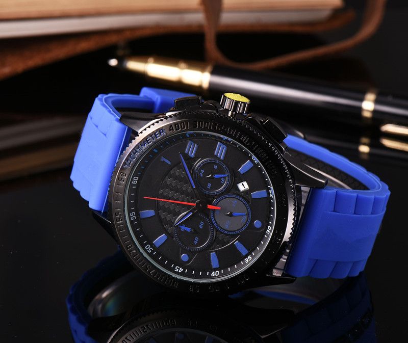 Acquistare 2018 Nuovi Uomini Di Lusso Sport F1 Guarda Tutti I Subdial  Lavoro Cinturino In Gomma Orologi Al Quarzo Maserati Rolejes Royal Mont  Casual Lamborghini Orologio Da Polso C Economico | Consegna