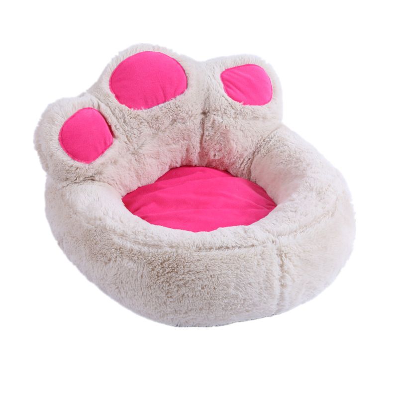 pink dog bed