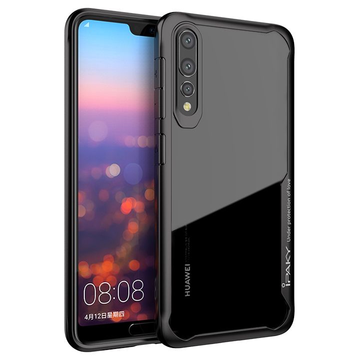 iPaky para Huawei P20 Lite Armadura transparente A prueba de golpes A prueba