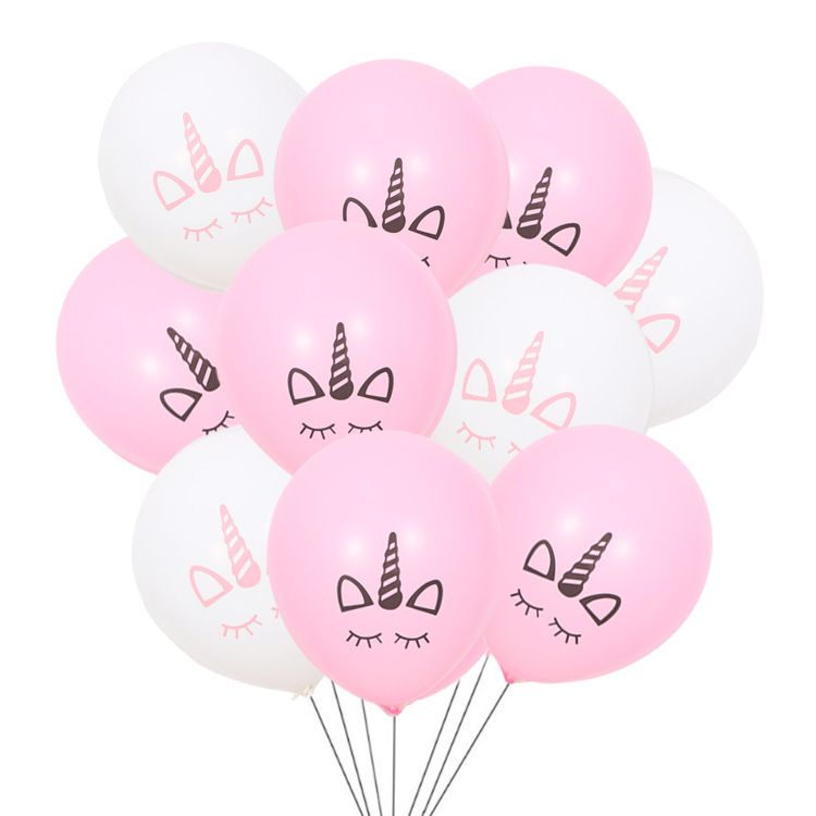 Cheap 10 Inch Unicorn Party Supplies Latex Balloons Kid Cartoon