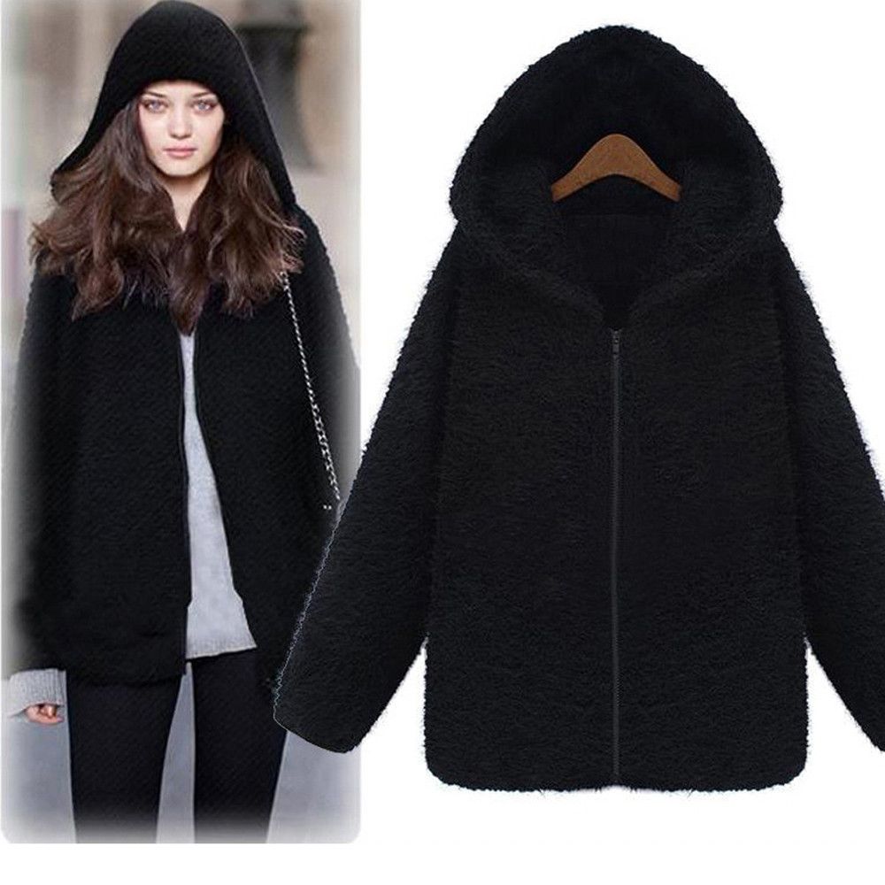 casaco preto plus size