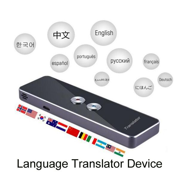 Novo t11 tradutor de áudio portátil 106 língua inteligente tradutor offline  em tempo real voz inteligente