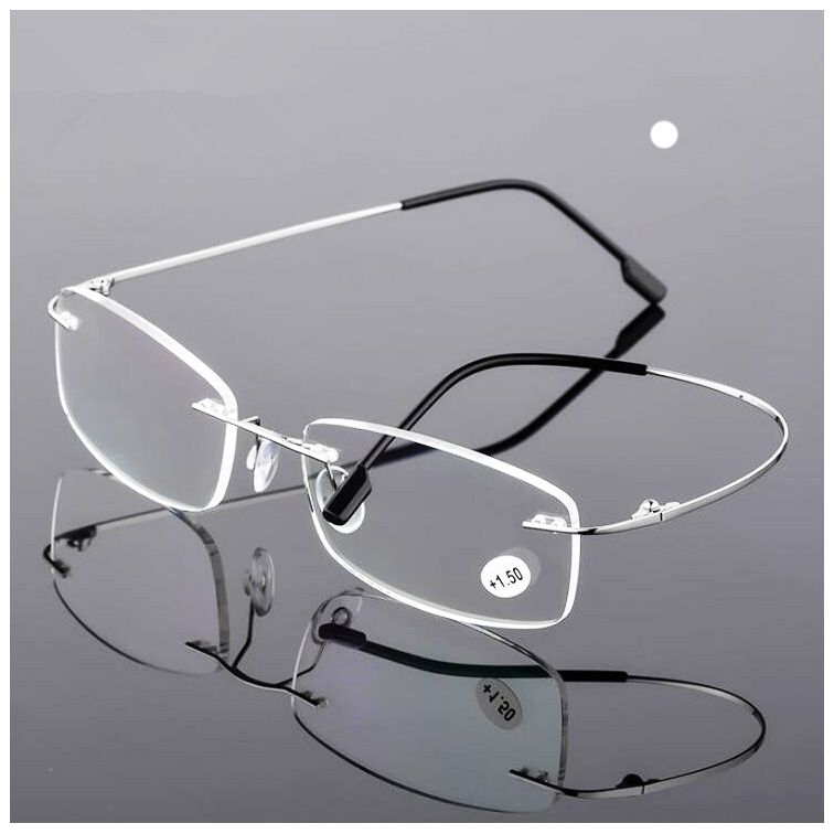 rimless flexible eyeglasses