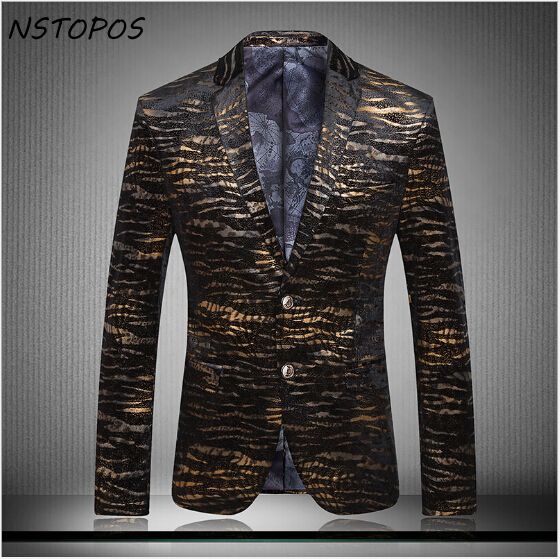 gold blazer men