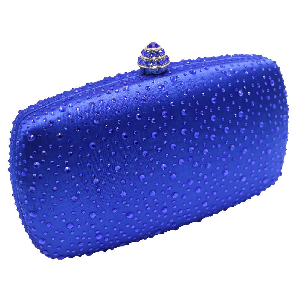 royal blue clutch purse