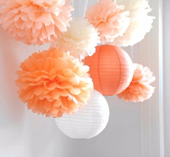 Black and Gold Tissue Paper Pom Poms Hanging Tissue Flowers Poms  Decorations Pack of 12 for Wedding, Birthday,Party Backdrop Decor ect.  (12