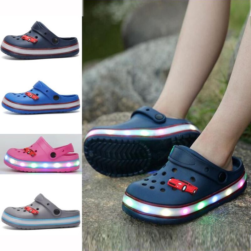 led clogs