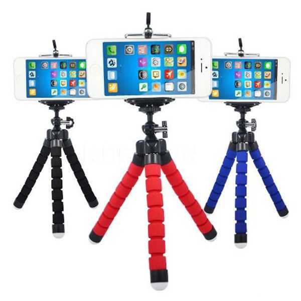 Mini Cámara Flexible Soporte para Teléfono Celular Pulpo Trípode Soporte Soporte Soporte Monopod de