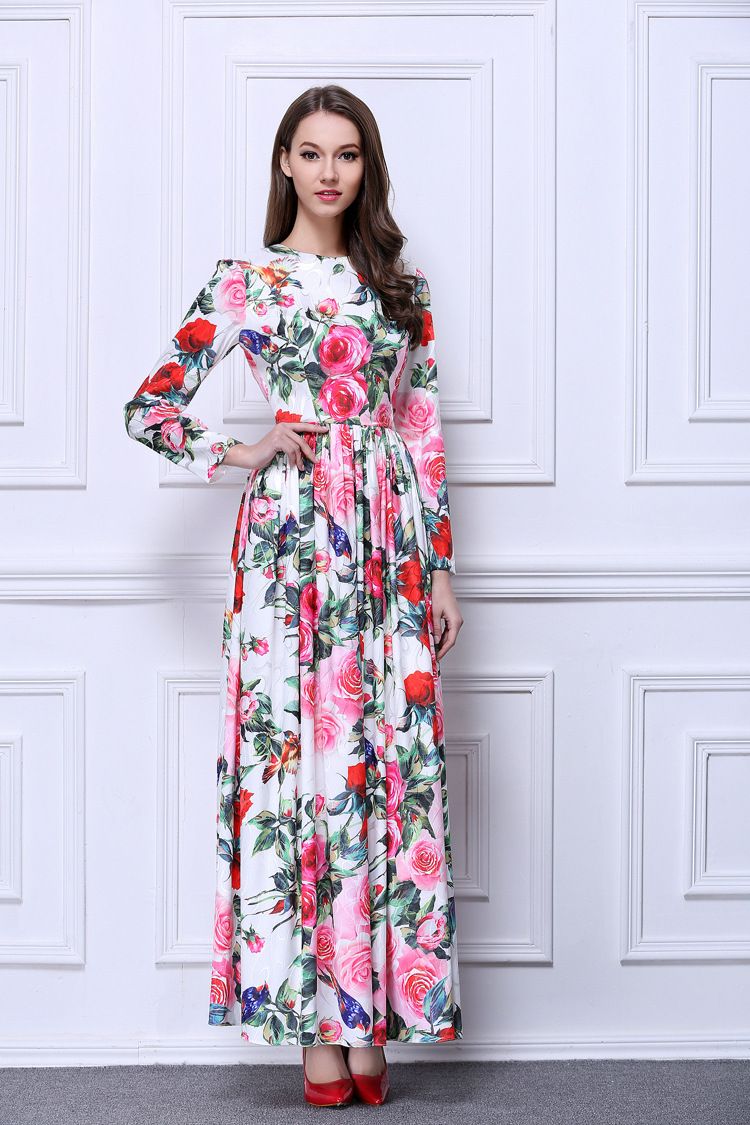 floral long dresses uk