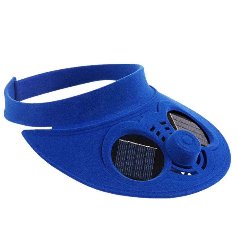 sun visor hat with fan