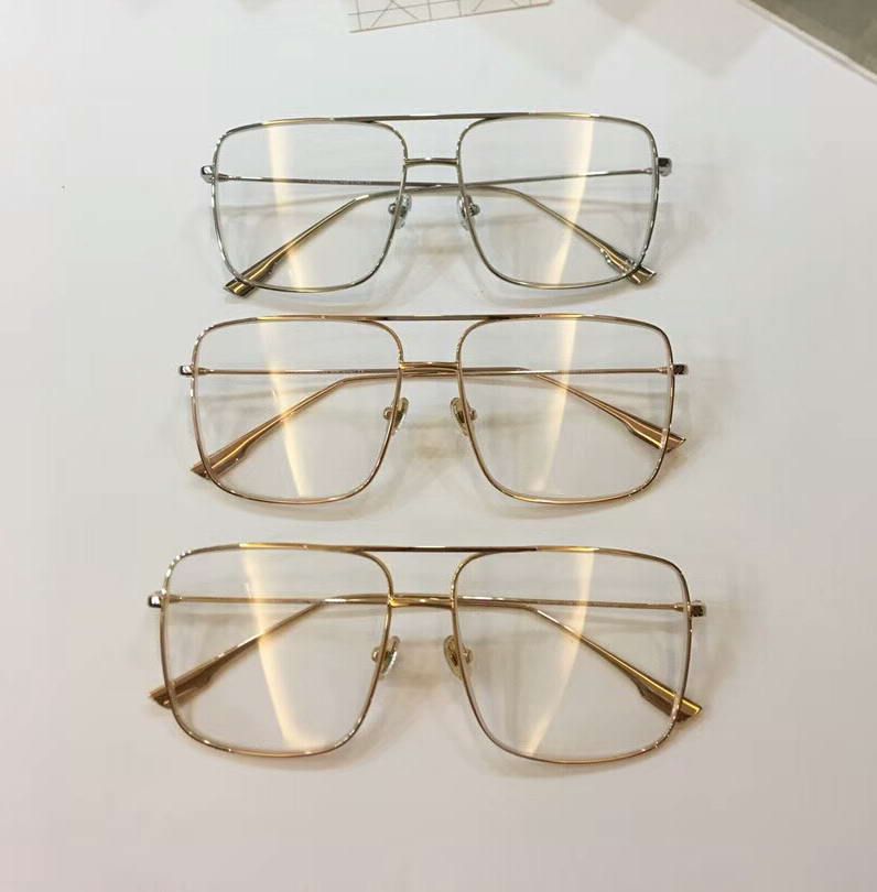 gold frame clear lens sunglasses