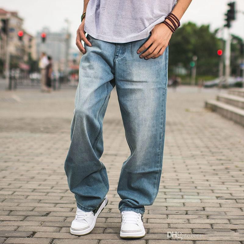 baggy blue jeans mens