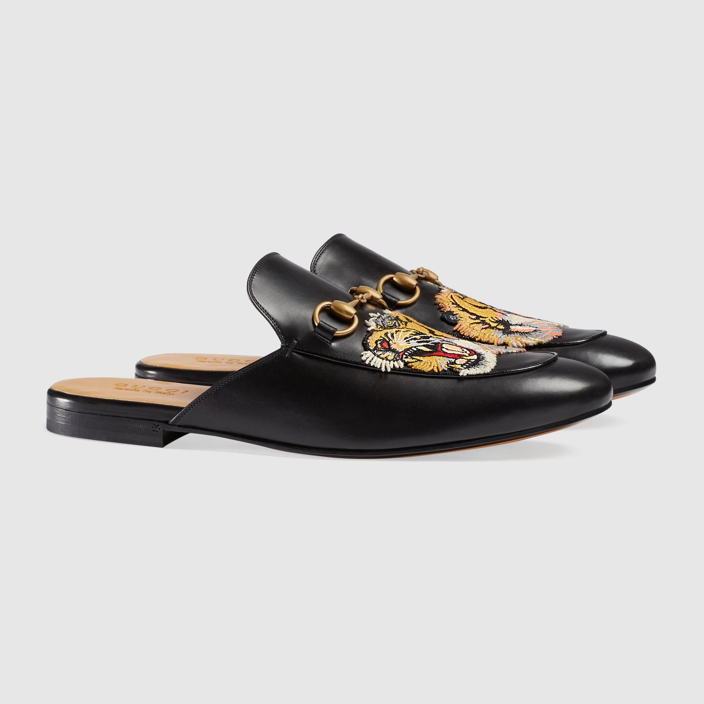 princetown slipper with tiger