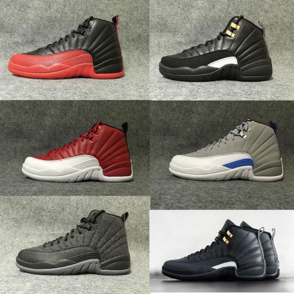 2018 High Quality Mens Basketball Shoes 12 12s TAXI Playoff BLAck Flu Game Cherry 12s XII Men 