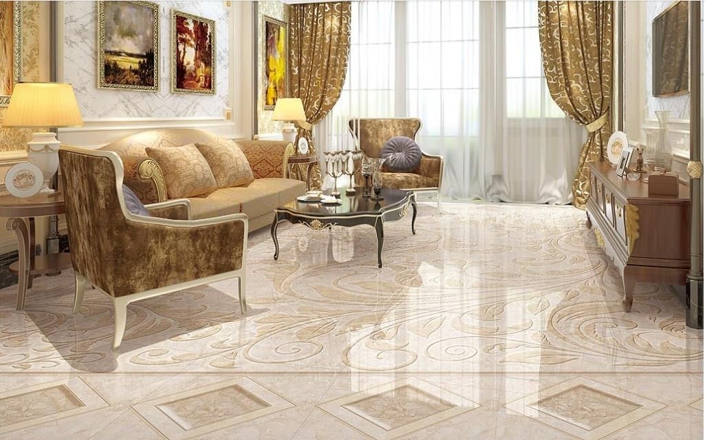 Custom Photo Floor Wallpaper 3d Marble Living Room Bathroom 3d