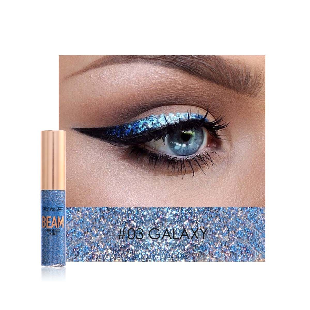 FOCALLURE New Diamond Glitter Eyeliner Eyeshadow For Easy To Wear