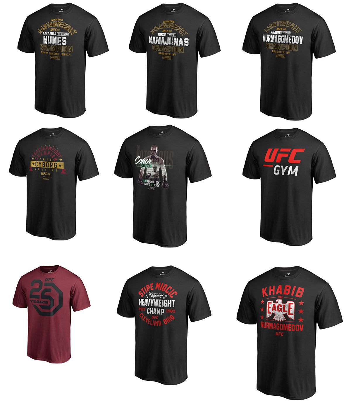 ufc champion shirt