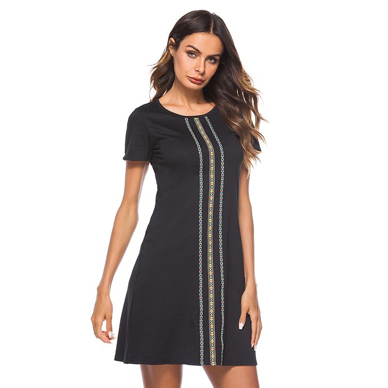 boat neck summer dress