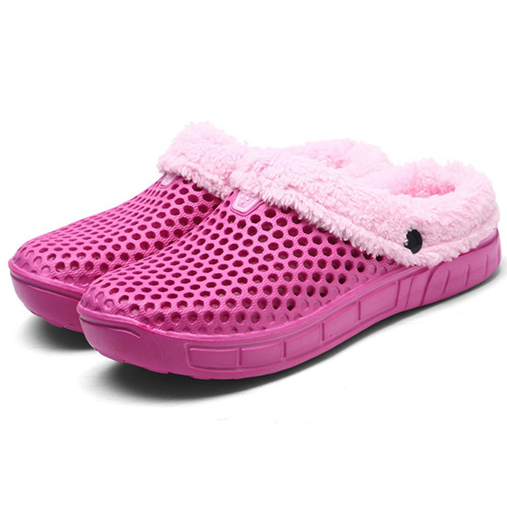 fleece clogs