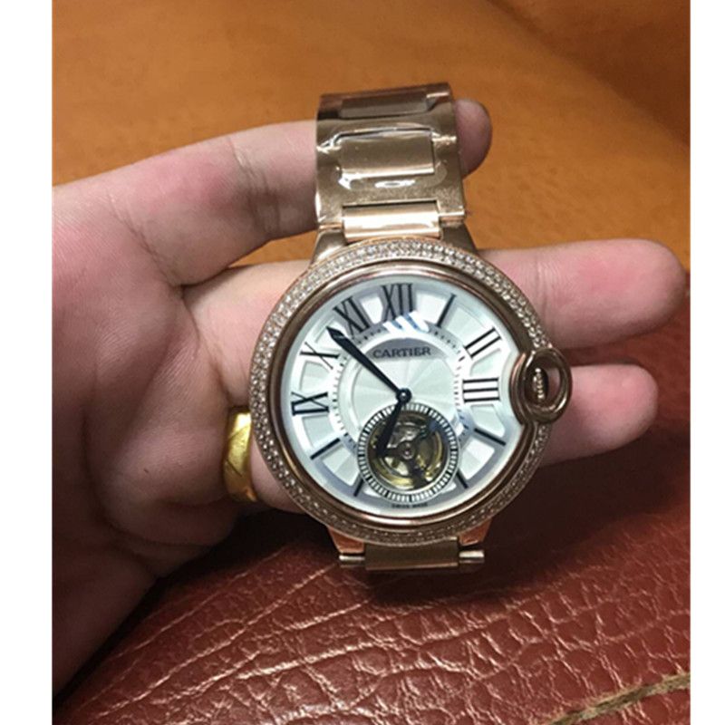Wholesale Luxury Brand Mens Watches Fashion 43mm White Dial Gold Case Brown Leather Strap Male Watch Top Quality Automatic Movement Watches Good Watches Stylish Watches From Zsw114807917 142 14 Dhgate Com