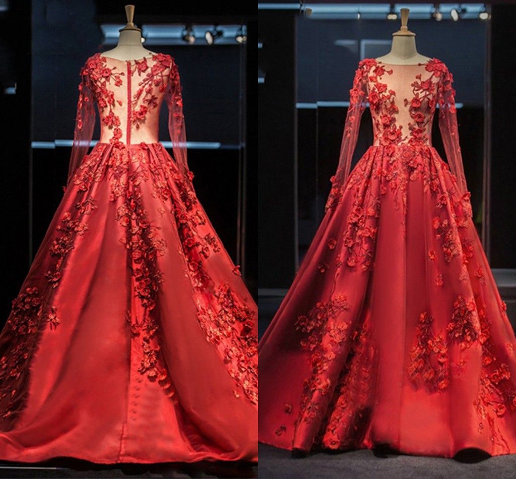 red wedding dresses 2018