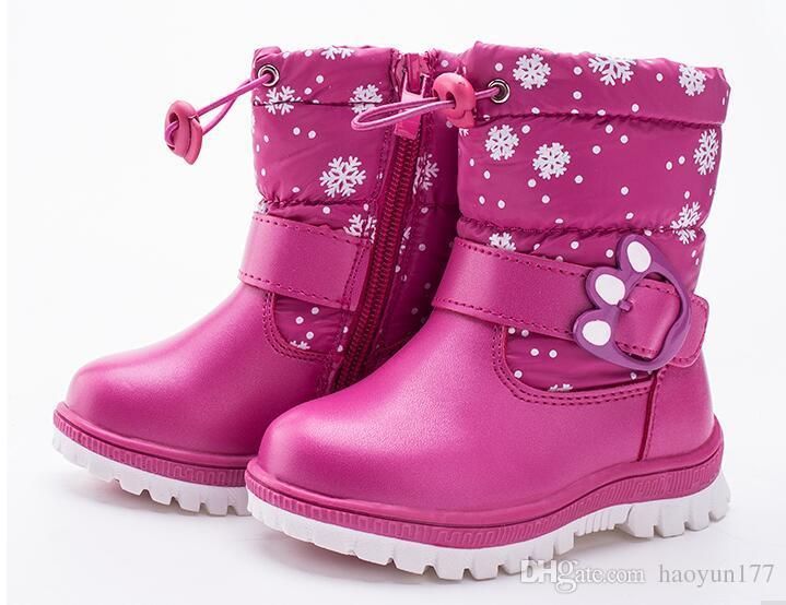 Compra Botas De Peluche De Tobillo Para Niños De Invierno Para Niñas Con  Botas De Nieve De Goma Para Niños Zapatos Antideslizantes Impermeables  Barato | Entrega Rápida Y Calidad | Es.Dhgate