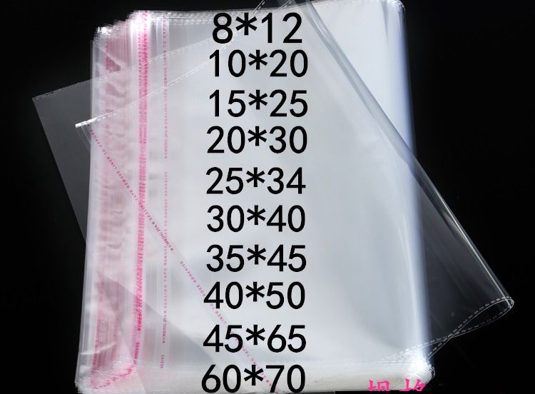 Lot De 100 Sachets Plastique Autocollants Transparents OPP - Réutilisables, Pour Emballage Et Rangement